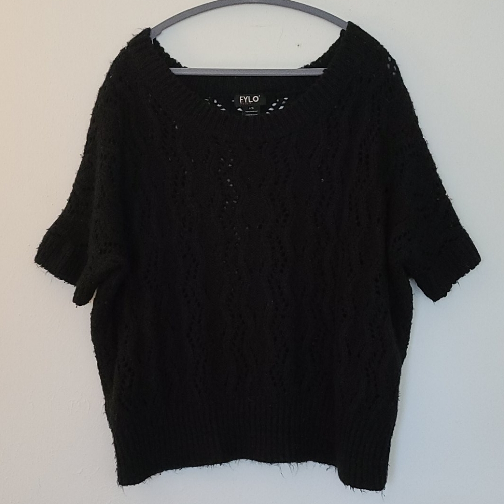 Fylo Oversized Open Knit Sweater